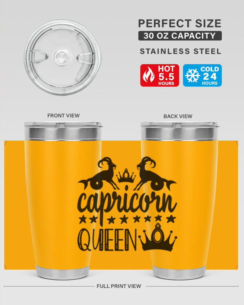 Capricorn queen 195#- zodiac- Tumbler