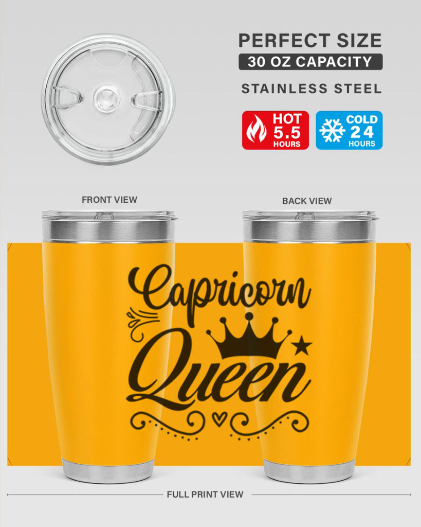Capricorn queen 196#- zodiac- Tumbler