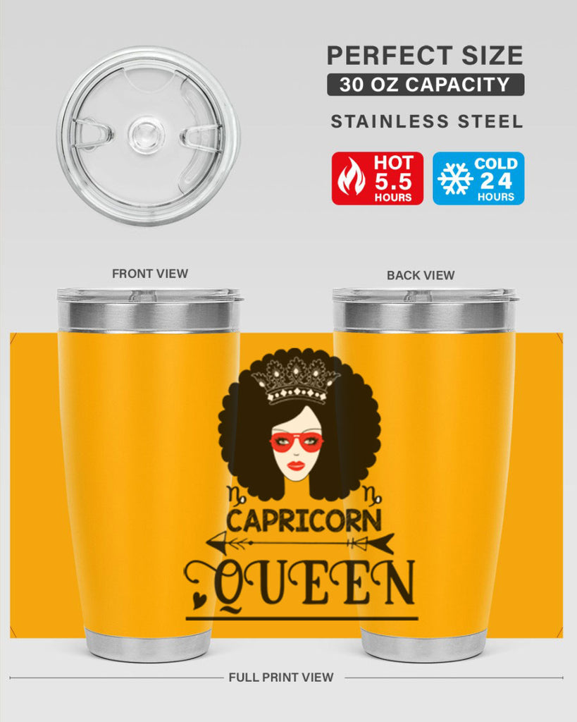Capricorn queen 197#- zodiac- Tumbler
