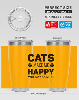 Cats Make Me Style 40#- cat- Tumbler