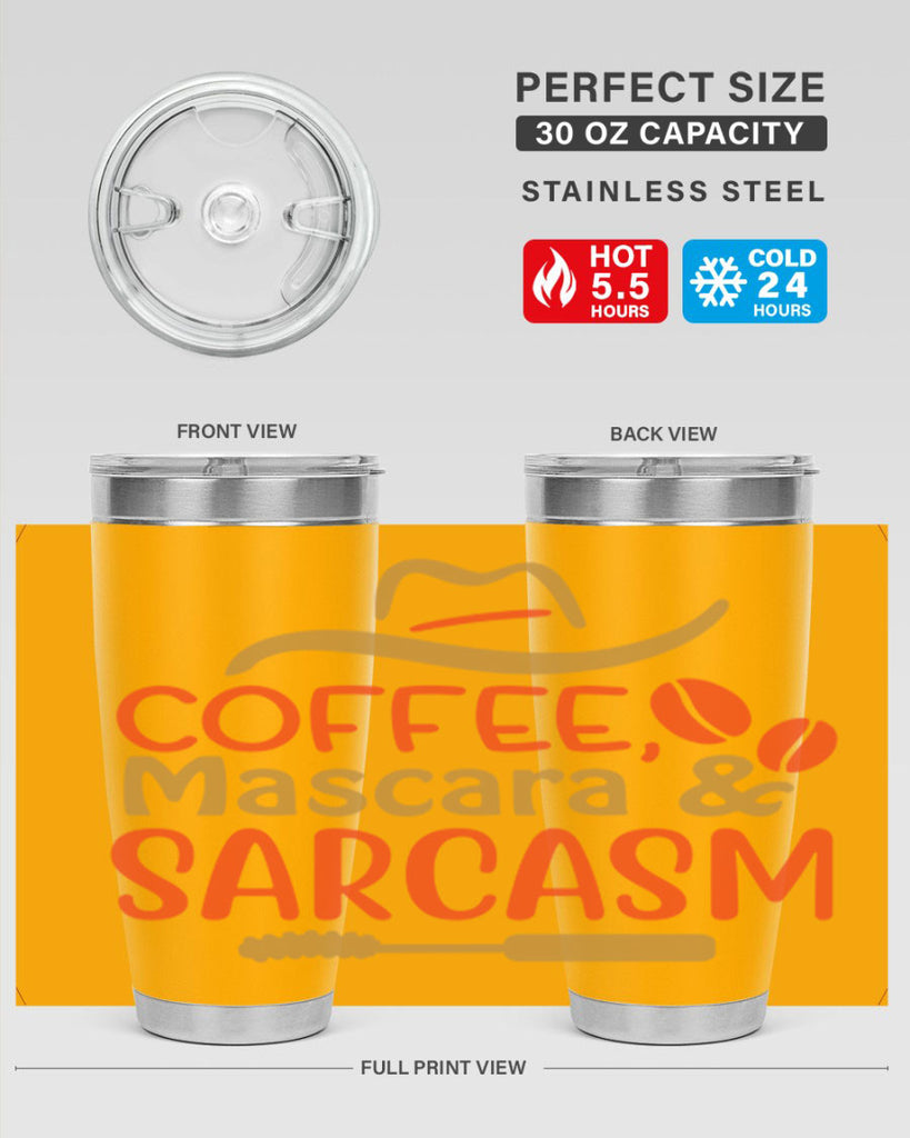Coffee Mascara Sarcasm 21#- fashion- Cotton Tank