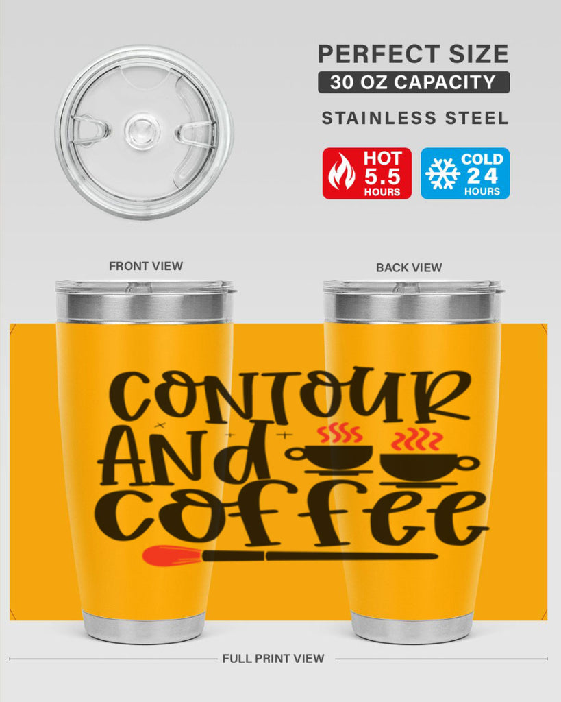 Contour And Coffee Style 242#- make up- Tumbler