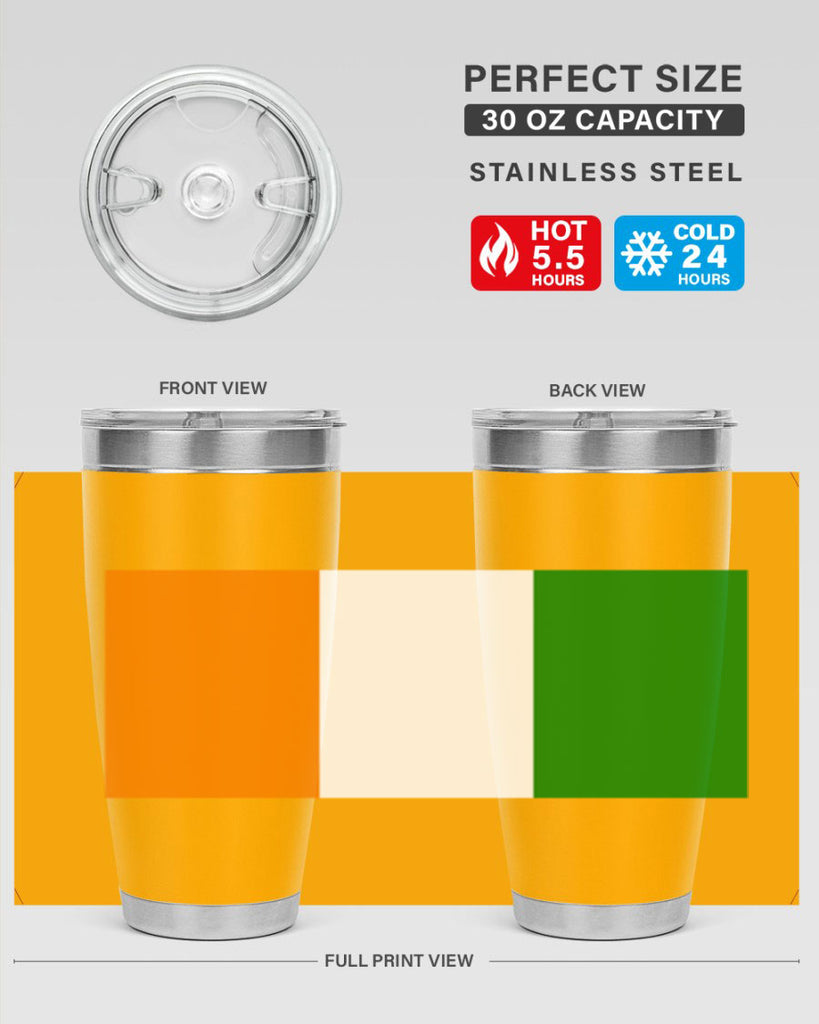 Cote dIvoire 156#- world flags- Tumbler