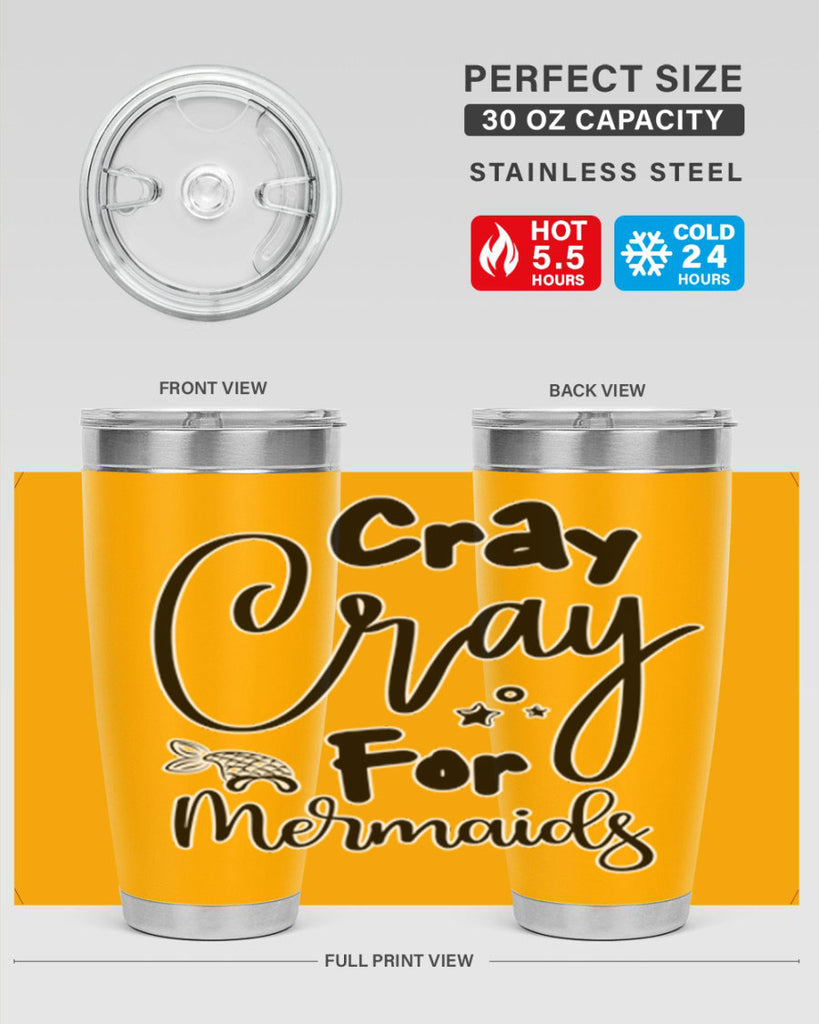 Cray Cray For Mermaids 88#- mermaid- Tumbler