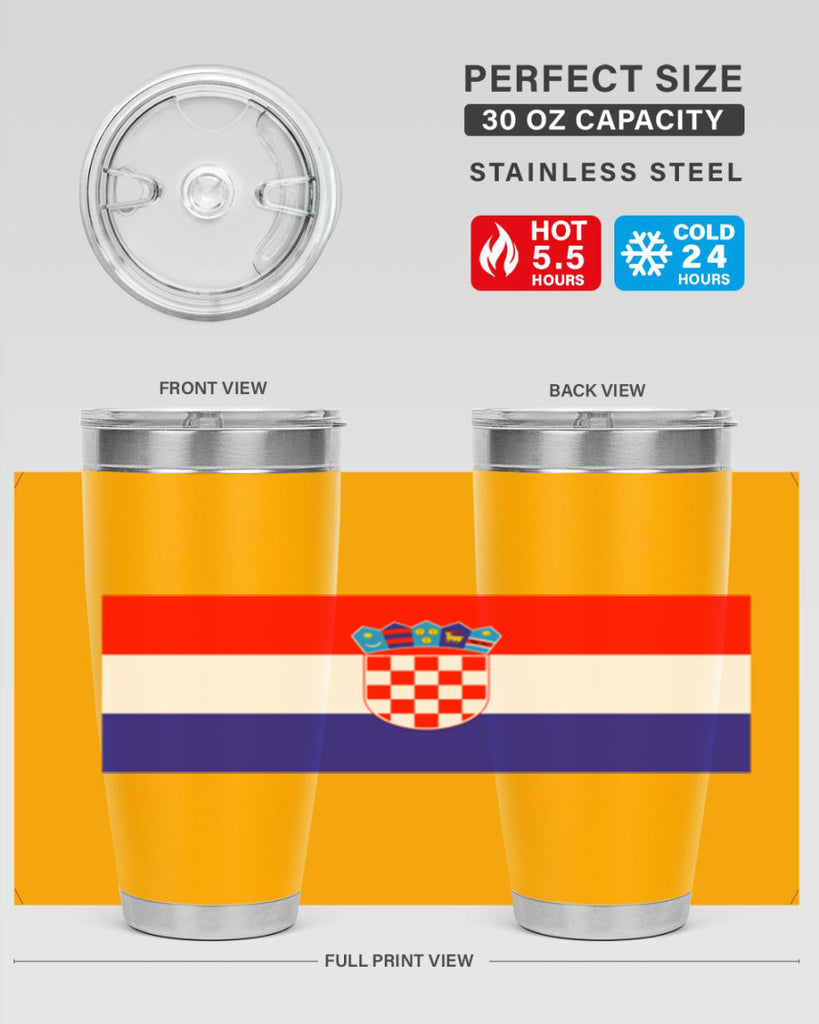 Croatia 155#- world flags- Tumbler