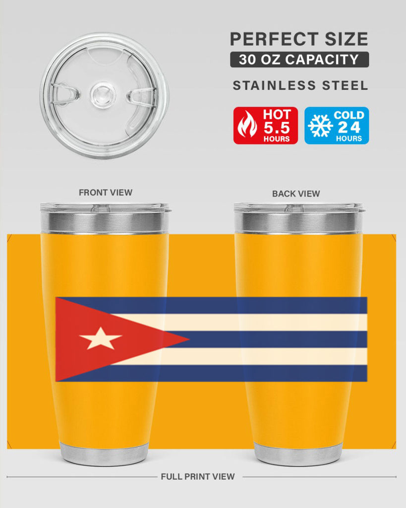 Cuba 154#- world flags- Tumbler