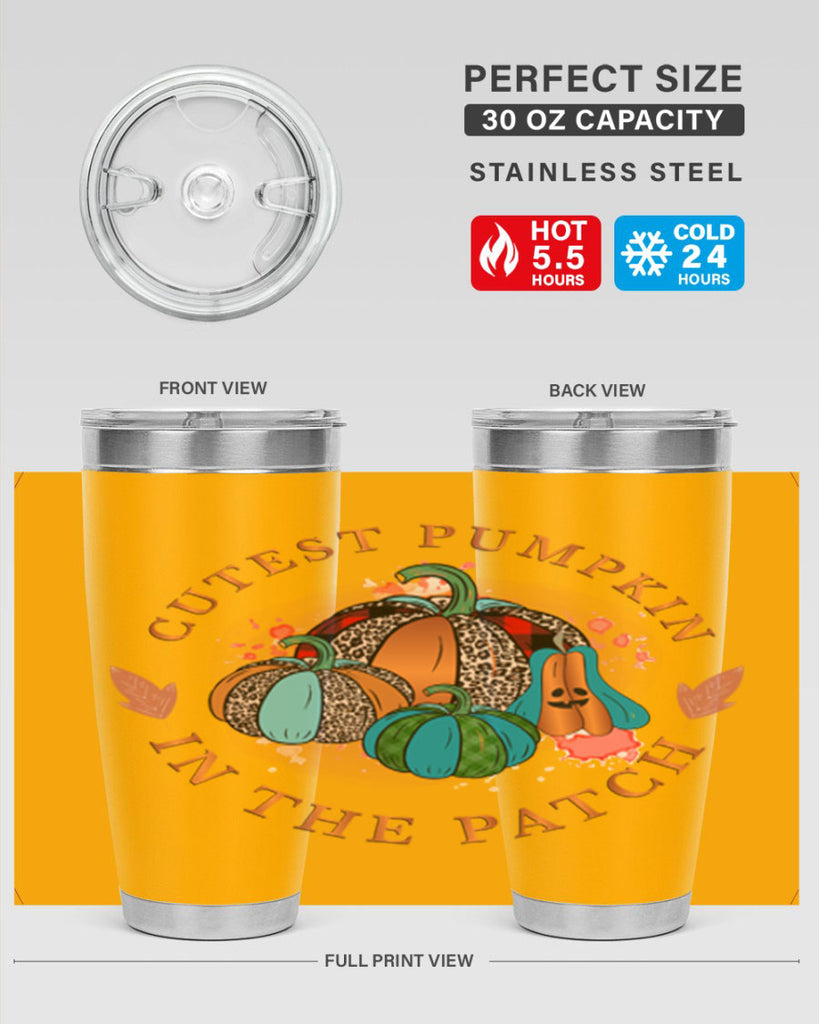 Cutest Pumpkin in the Patch 65#- fall- Tumbler