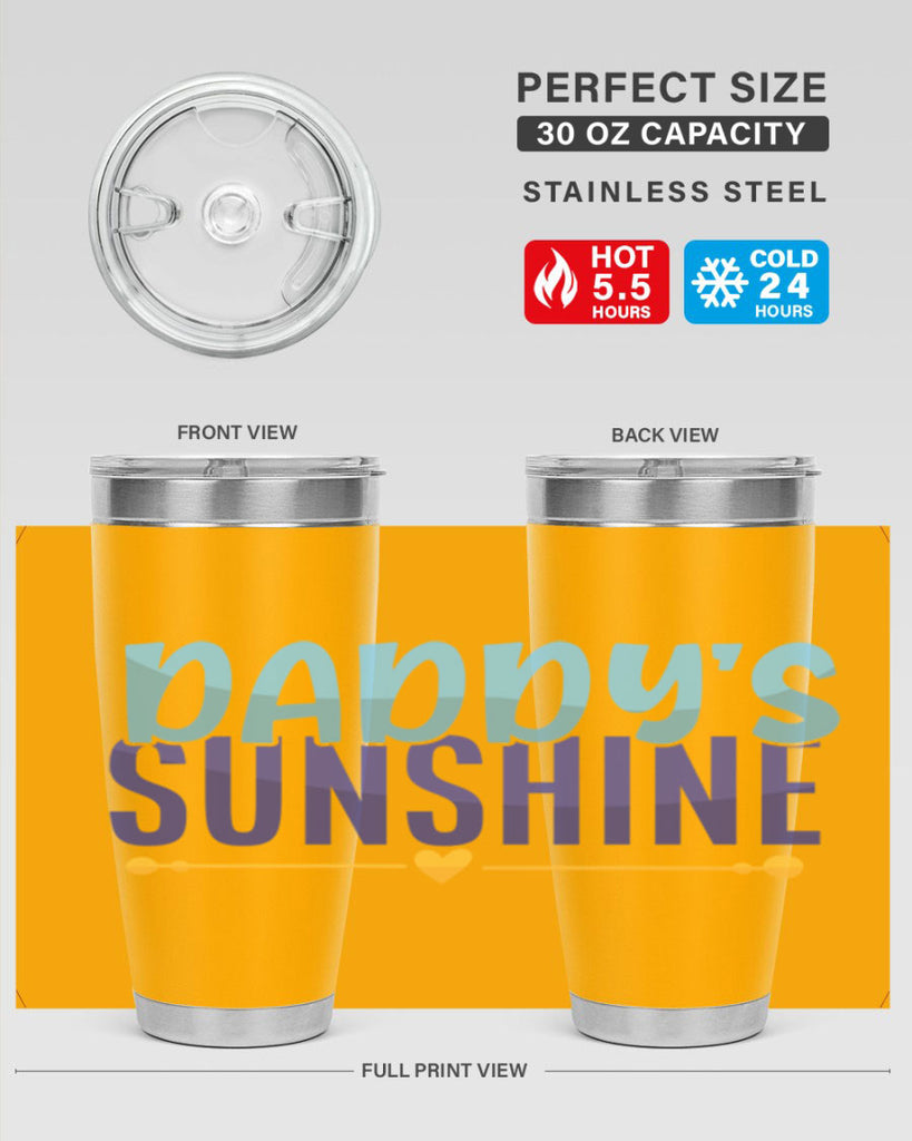 Daddys Sunshine 19#- dad- Tumbler