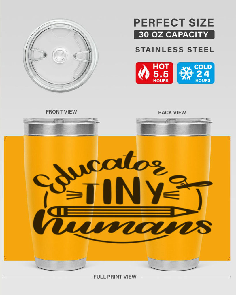 Educator Of Tiny Humans Style 76#- teacher- tumbler