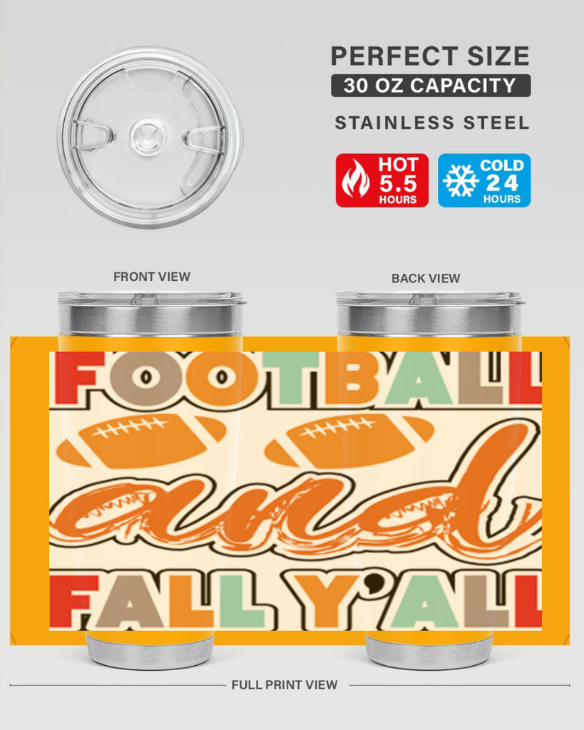 FootballandFallYall 186#- fall- Tumbler