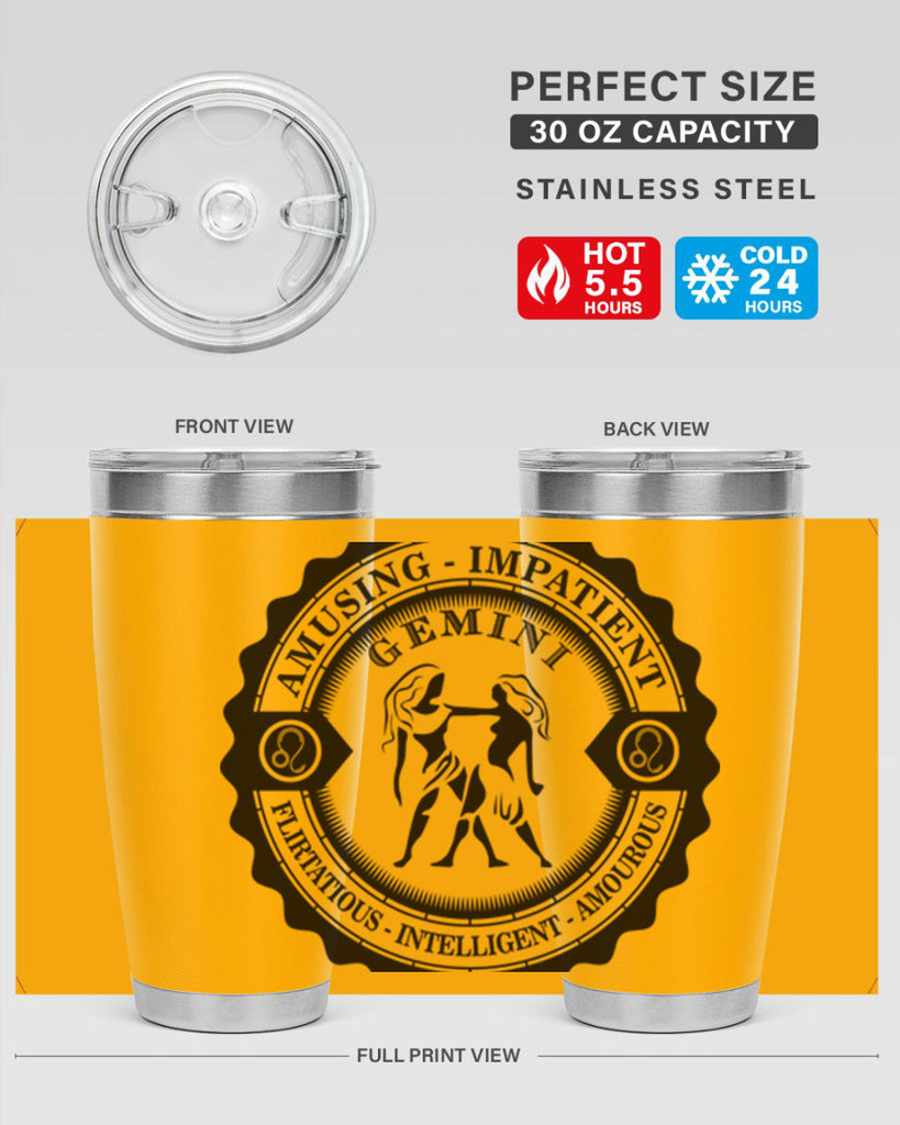 Gemini 11#- zodiac- Tumbler