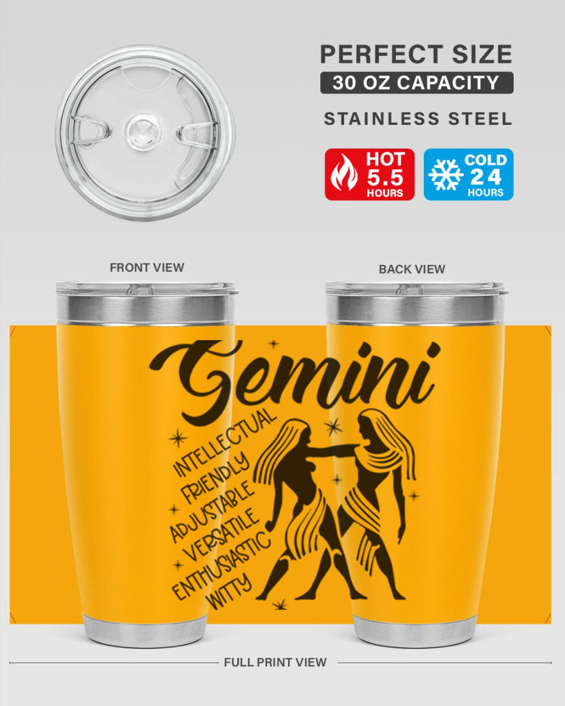Gemini 223#- zodiac- Tumbler