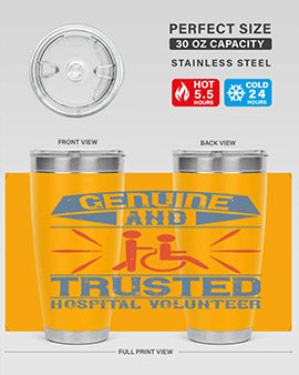 Genuine and Trusted Hospital Volunteer Style 2#- volunteer- Tumbler