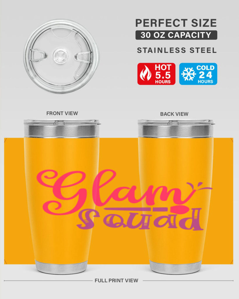 Glam Squad Style 237#- make up- Tumbler