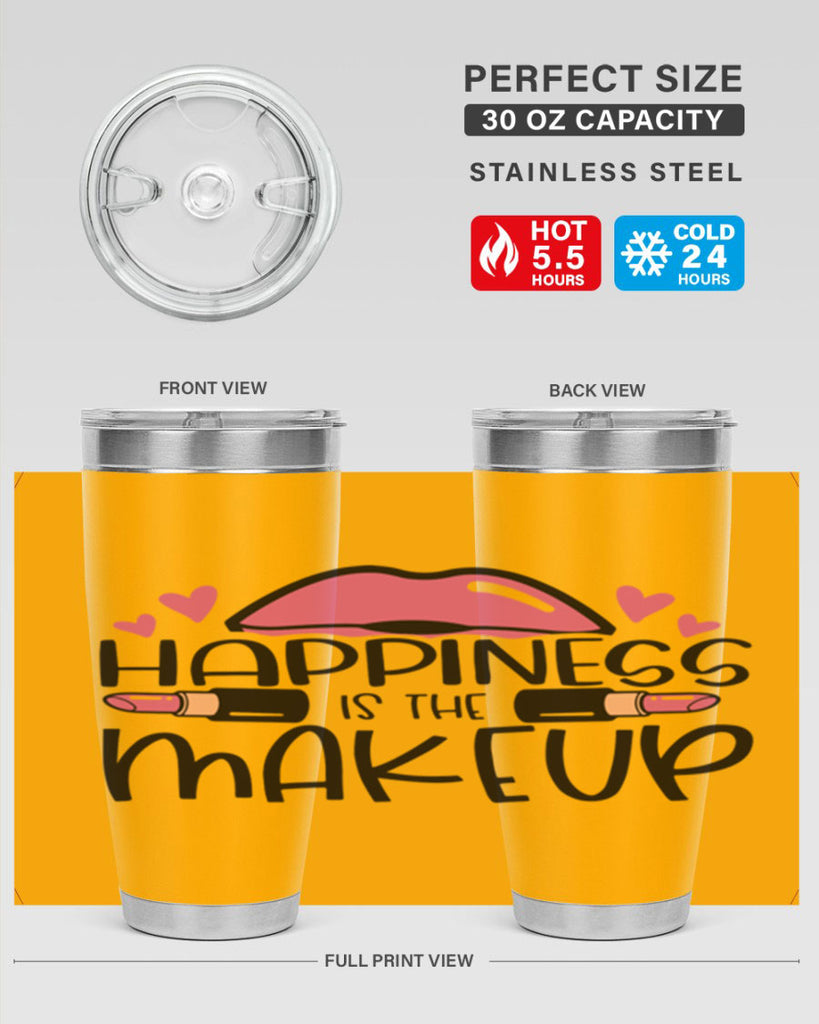 Hapiness Is The Makeup Style 95#- make up- Tumbler