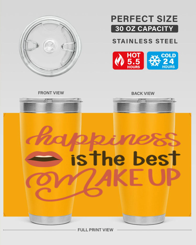 Happiness is the Best Makeup Style 94#- make up- Tumbler