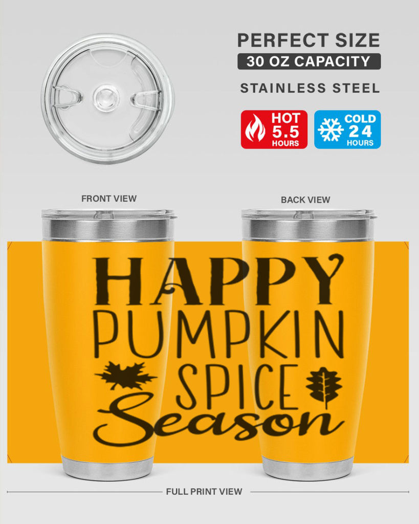Happy Pumpkin Spice Sason 241#- fall- Tumbler