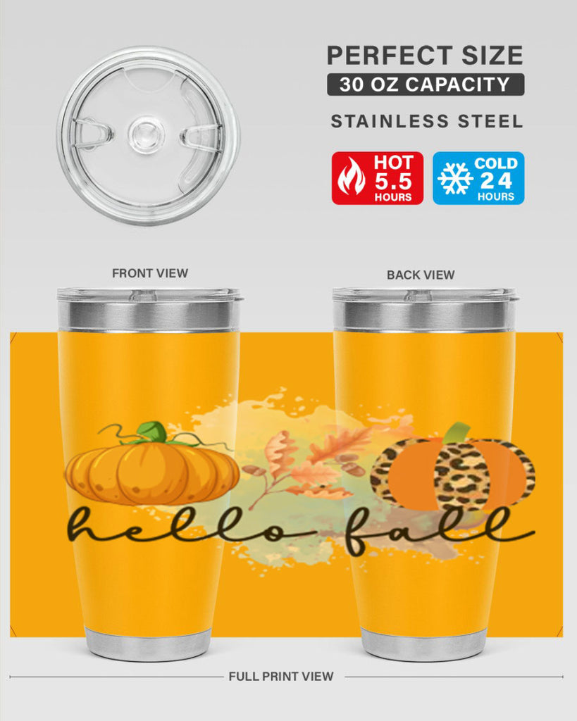 Hello Fall 277#- fall- Tumbler