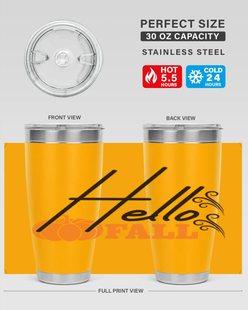Hello Fall 281#- fall- Tumbler