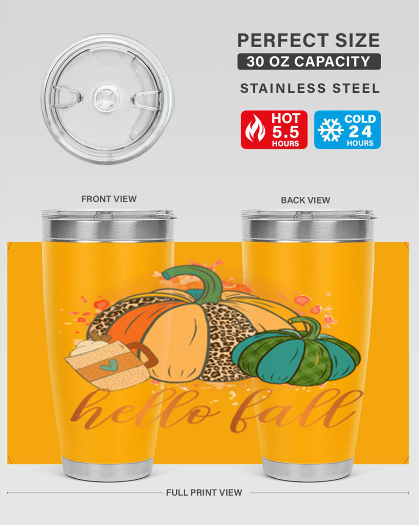 Hello Fall 282#- fall- Tumbler