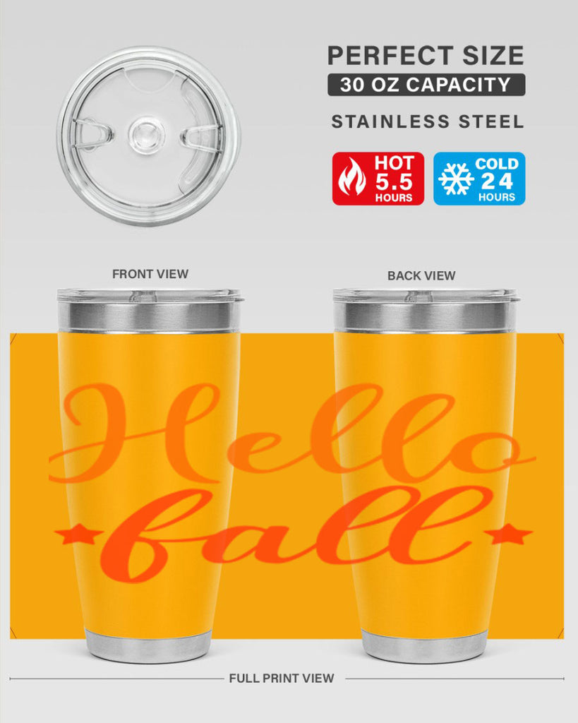 Hello Fall Design 278#- fall- Tumbler