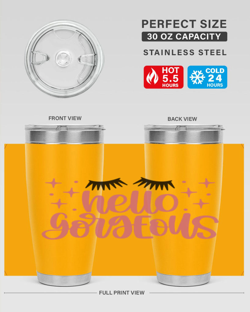Hello Gorgeous Style 89#- make up- Tumbler