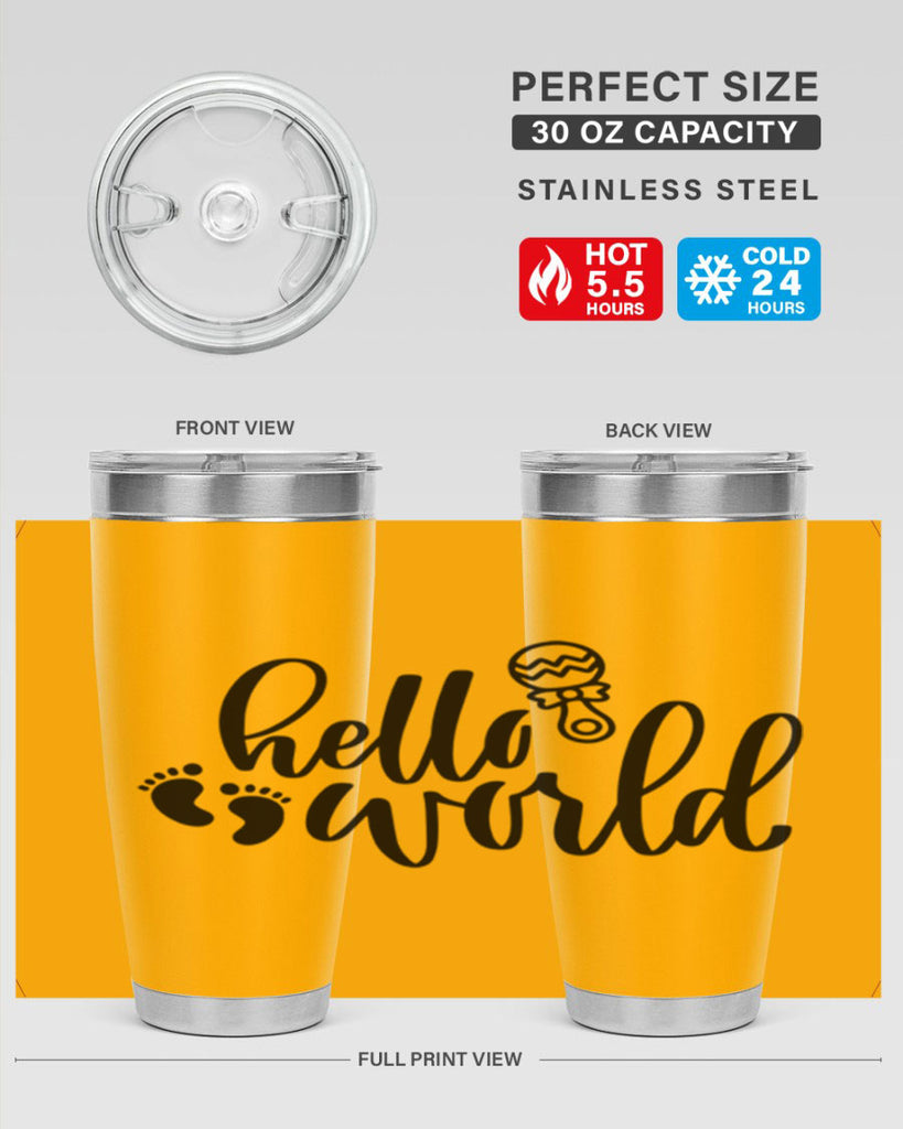 Hello World Style 90#- baby- tumbler