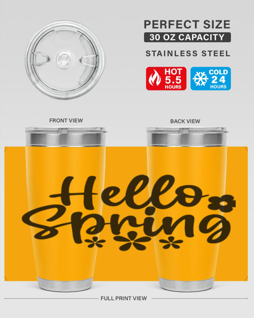 Hello spring  design 232#- spring- Tumbler