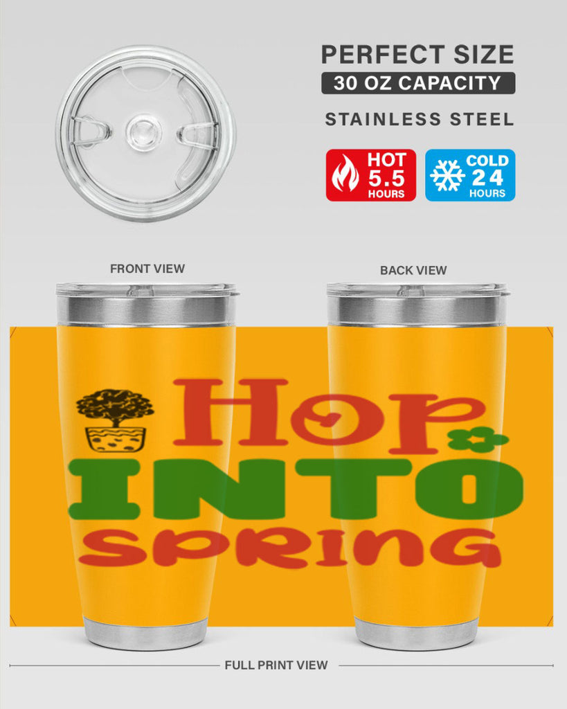 Hop into Spring 251#- spring- Tumbler