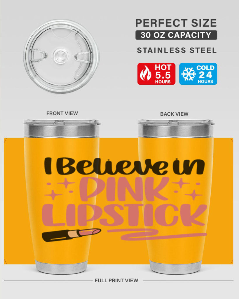 I Believe In Pink Lipstick Style 85#- make up- Tumbler