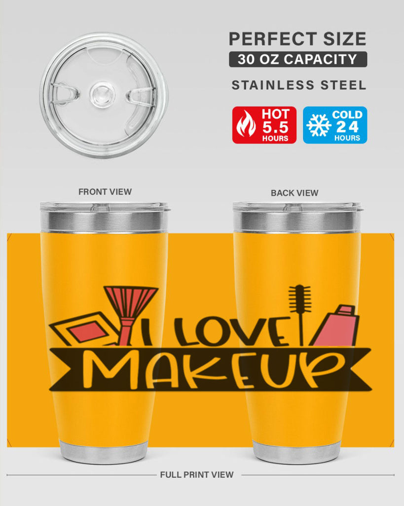 I Love Makeup Style 81#- make up- Tumbler