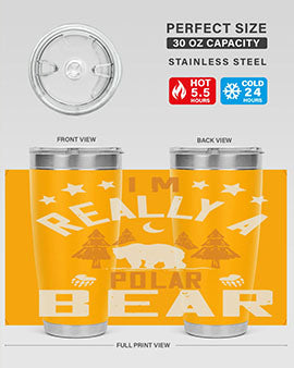 I'm really a polar bear 17#- Bears- Tumbler