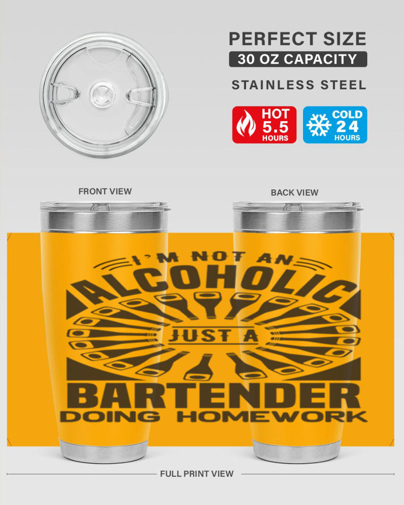 Im not an Style 18#- bartender- tumbler