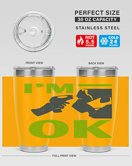 Im ok Style 30#- corona virus- Tumbler