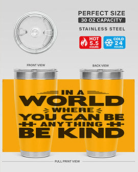 In a world Style 48#- autism- Tumbler