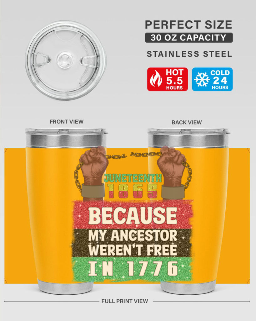 Juneteenth 1865 Ancestor 4#- Juneteenth- tumbler