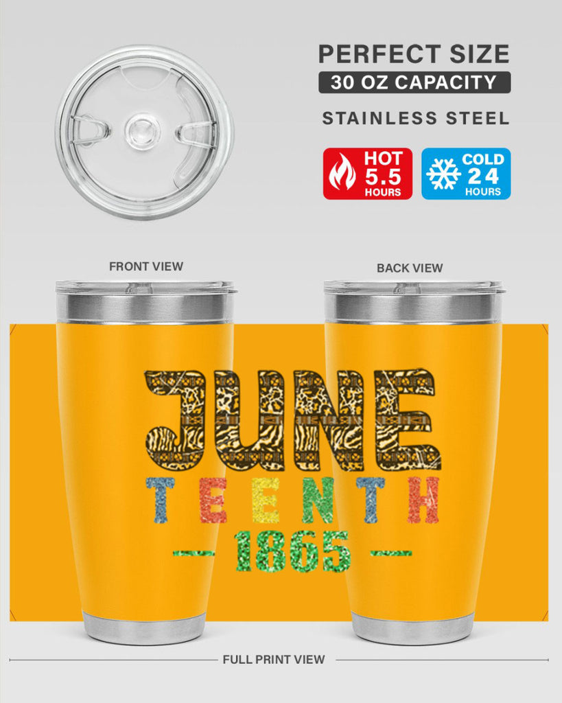 Juneteenth 1865 Png 40#- Juneteenth- tumbler