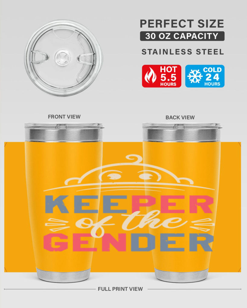 Keeper of the gender Style 31#- baby shower- tumbler