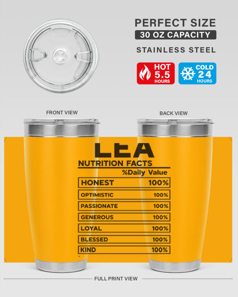 Lea Nutrition Facts 276#- zodiac- Tumbler