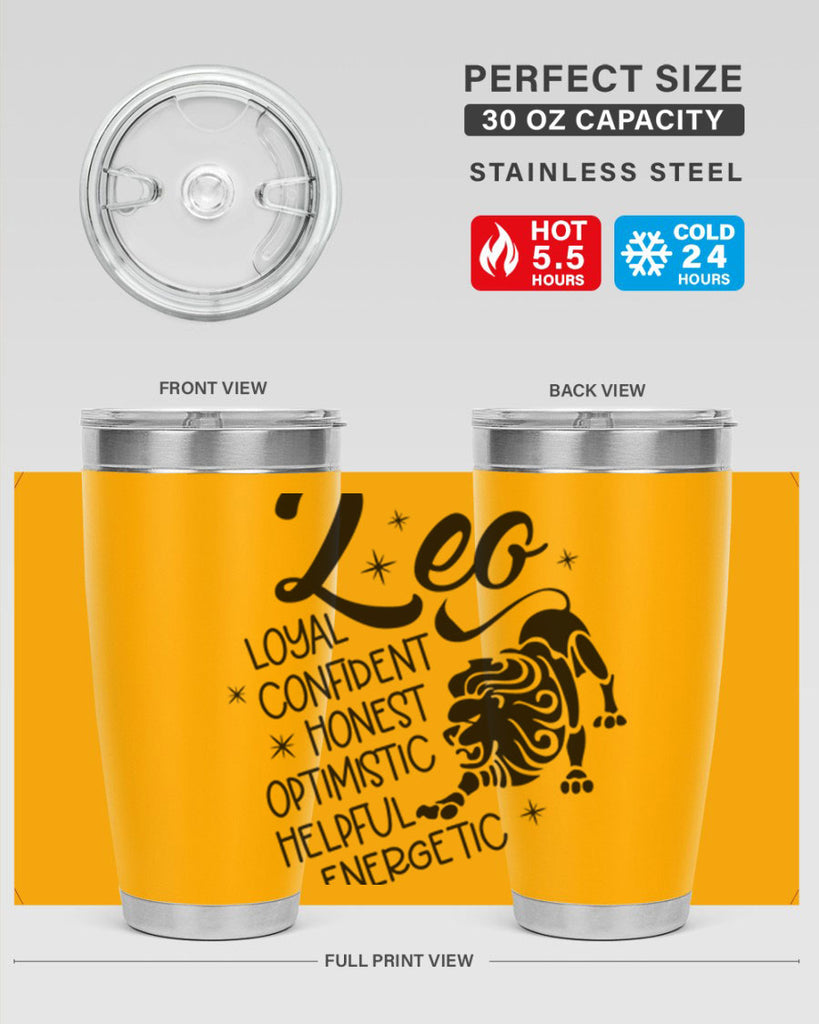 Leo 282#- zodiac- Tumbler