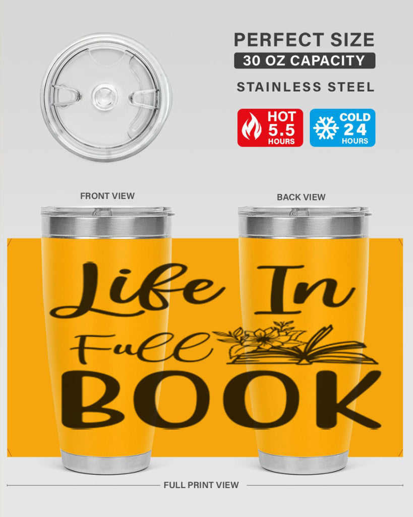 Life In Full Book 297#- spring- Tumbler