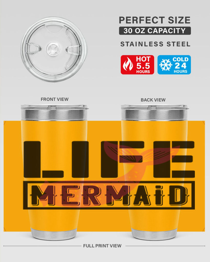 Life mermaid 303#- mermaid- Tumbler