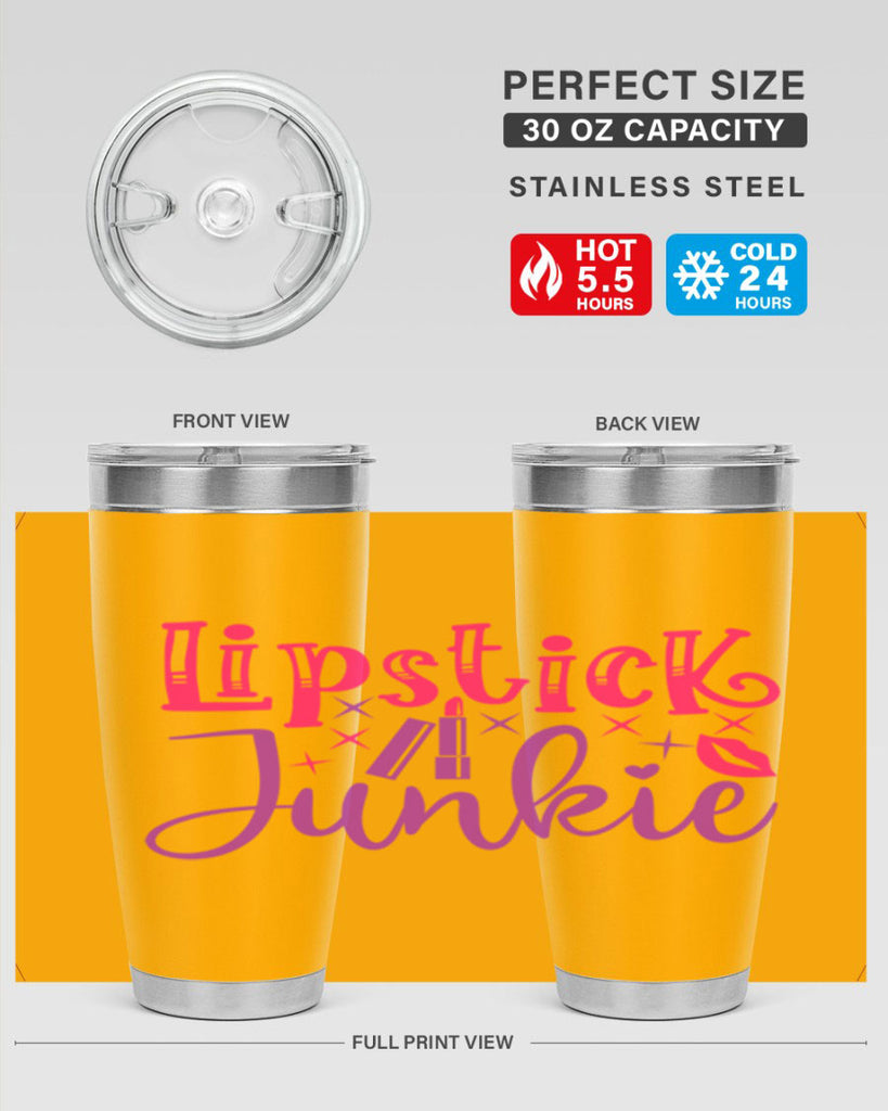 Lipstick Junkie Style 228#- make up- Tumbler