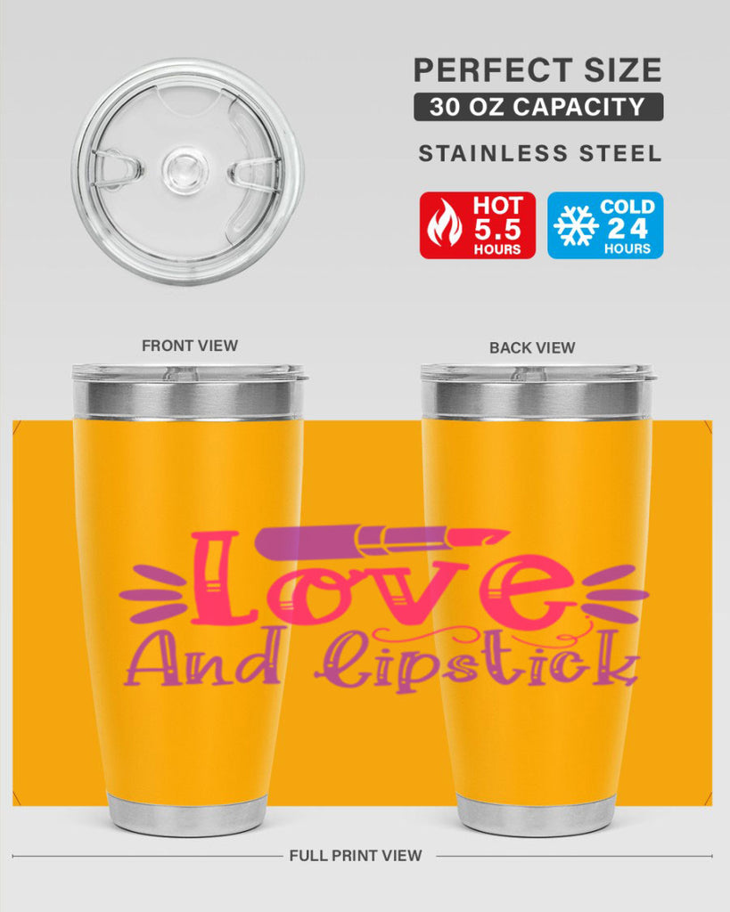 Love And Lipstick Style 225#- make up- Tumbler