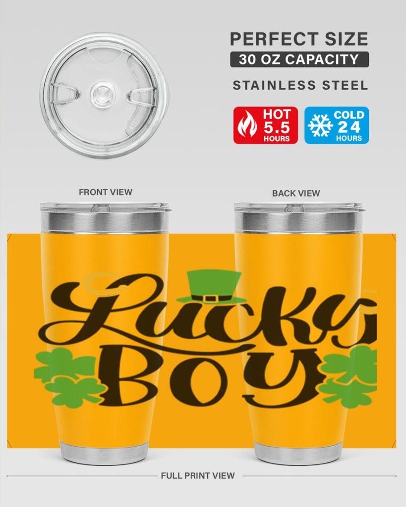 Lucky Boy Style 59#- St Patricks Day- Tumbler