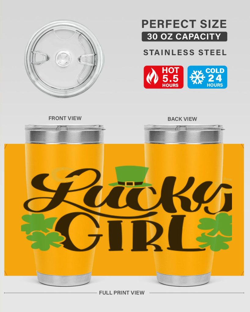 Lucky Girl Style 56#- St Patricks Day- Tumbler