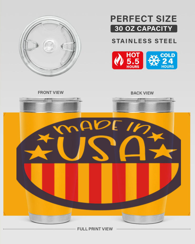 Made In USA Style 165#- Fourt Of July- Tumbler