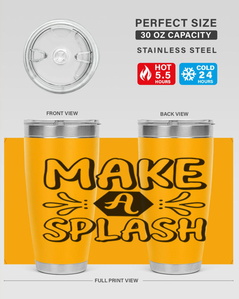 Make a splash 310#- mermaid- Tumbler