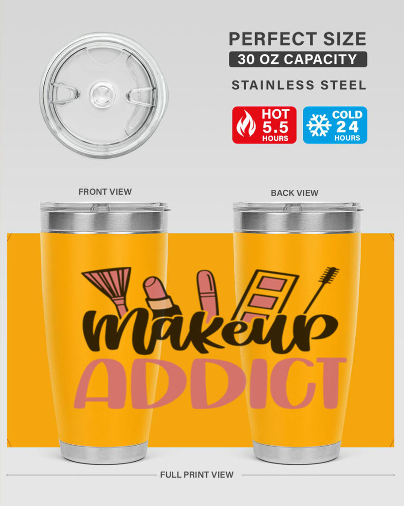 Makeup Addict Style 55#- make up- Tumbler