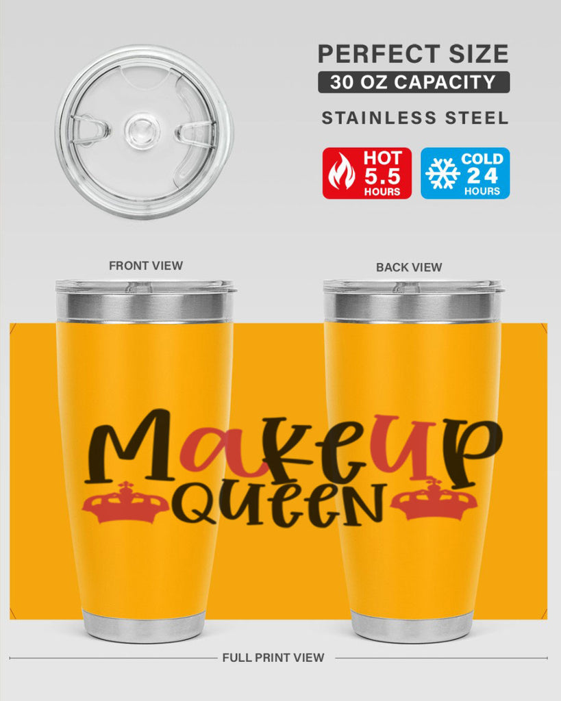 Makeup Queen design Style 223#- make up- Tumbler